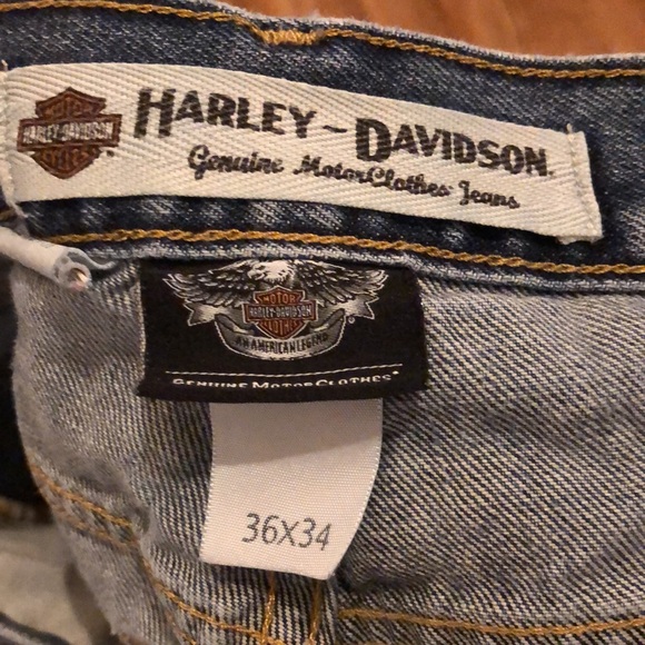 36x27 Harley Davidson distressed jeans - Picture 9 of 9